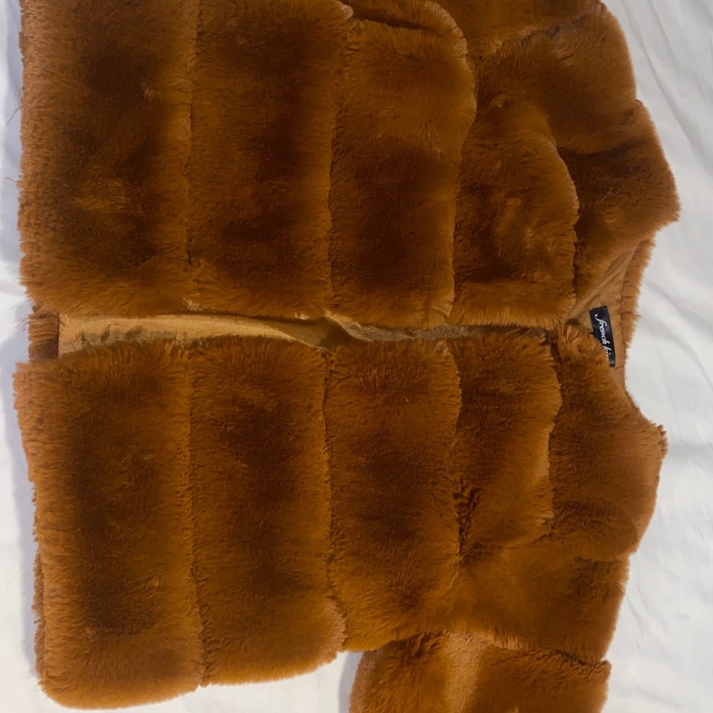 Brown fur coat